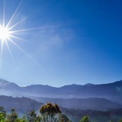 Early Morning Sunshine Mount Latimojong   Indonesia